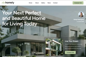 design wix land property website property listing land sales real estate website