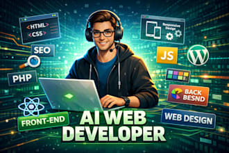 create ai website development
