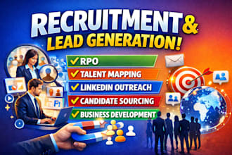 do talent recruitment, talent sourcing, and lead generation