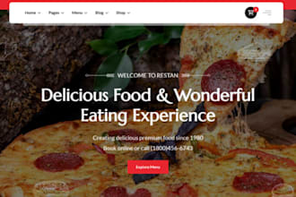 design wix restaurant site cafe restaurant landing page online ordering website