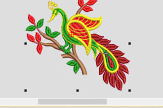 do logo embroidery digitizing, 3d puff in digitzing 1 hr