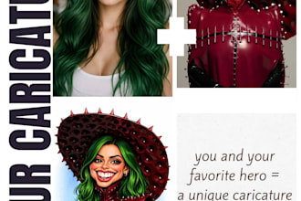 create  custom caricature from your photo