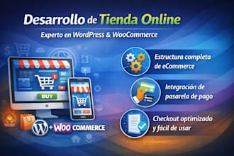 diseñaré tu tienda online profesional en wordpress