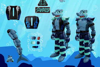 3d model your stylized character