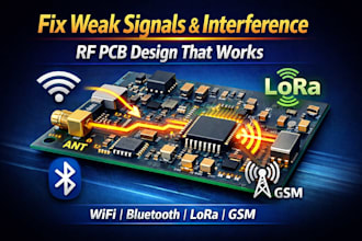 design rf pcb design with controlled impedance for wireless and antenna circuits