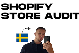 audit your shopify store for conversions, UX and performance