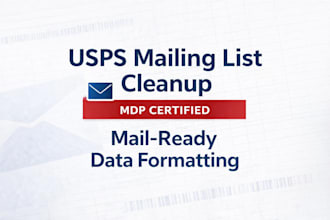 clean and standardize your mailing list for usps compliance