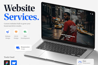 modern saas landing page UI UX in figma