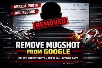 remove mugshot from google delete arrest photo erase jail record online fast