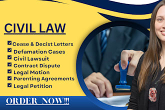be your civil litigation lawyer for legal motions and court documents