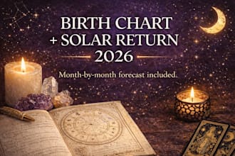 reveal your 2026 destiny using birth chart, solar return and monthly predictions