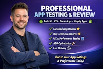 test and review android and ios apps