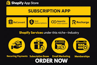 setup shopify subscription app appstle bold skio paywhirl loop seal recharge