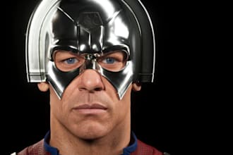 create aaa 3d realistic character design for game, 3d character design