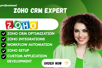 customize zoho CRM zoho one zoho campaign  zoho books zoho site zoho automation