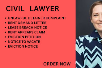 manage eviction filings, tenant disputes, rent recovery, lease and rent claims