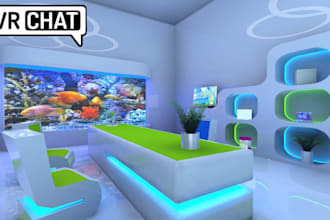 create an interactive vrchat world metaverse world vr environment virtual world