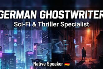 ghostwrite your german science fiction or thriller novel