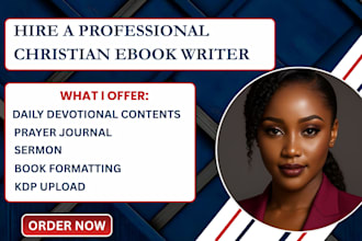 write and edit your christian book, devotional, or prayer journal