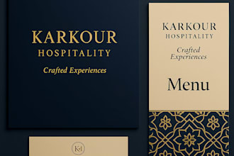design a premium brand identity and notion workspace