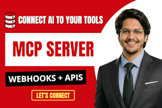 build an mcp server to connect your ai agent to tools, apis, and databases
