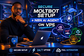 deploy moltbot ai agent, openclaw, clawdbot install and n8n workflow, open claw