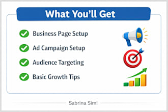 create and optimize your facebook business page and ads