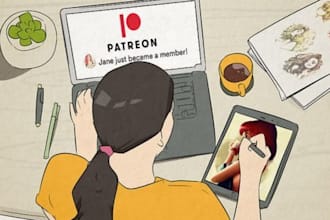 setup professional patreon profile and patreon page setup