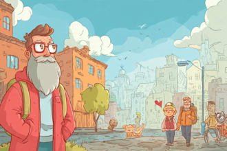 draw cartoon comic strips and illustrations