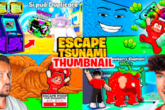 make the best escape tsunami for brainrots thumbnail for you