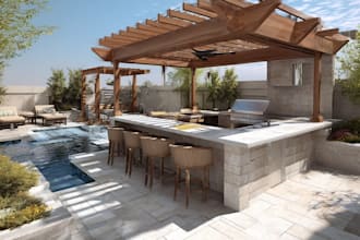 do landscape design hardscape outdoor kitchen pergola as a landscape architect