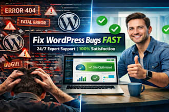 fix wordpress bugs, errors and issues