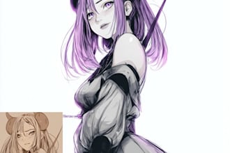 draw anime manga character illustration