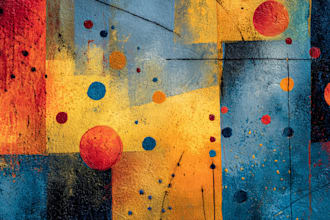 draw abstract painting art or color abstract art