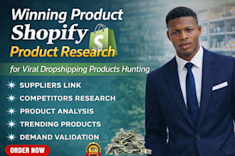 winning product shopify product research for viral dropshipping products hunting