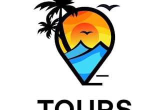 design a creative and professional tour logo for your travel brand