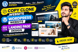design or redesign wordpress website
