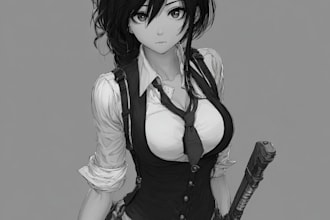 do character in anime manga style