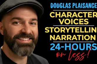 record character voices or storytelling narration