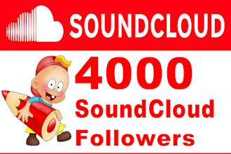 buy you 4000 real soundcloud followers