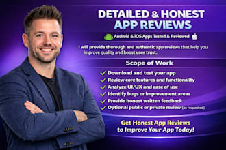 app review, app testing, game testing, website testing, android and ios app