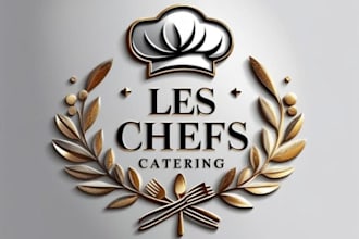 design a delicious and professional catering logo for your brand