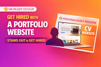 create a personal portfolio or resume wordpress website