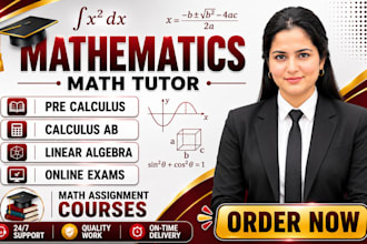 your math, calculus, algebra, pre calculus, mathematics and geometry tutor