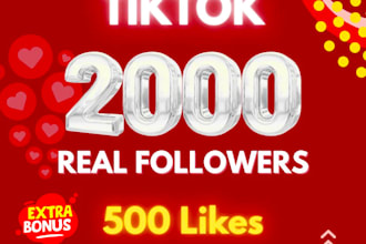 do real permanent 2k tiktok video page followers
