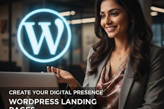 design wordpress landing page