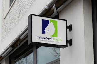 design a premium real estate logo