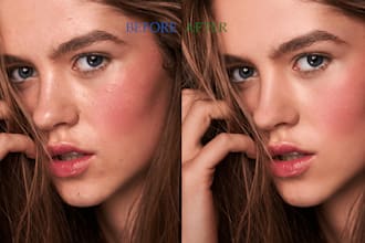 do photo retouching, portraits and headshots photo editing