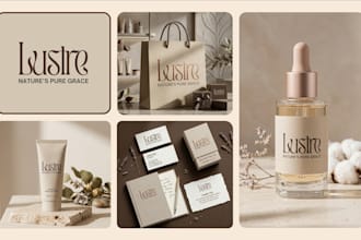 design modern logo and brand identity design or branding kit