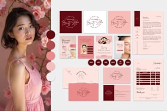 design modern logo and brand identity design or branding kit